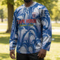 Custom Football Cape Verde Blue Sharks Hockey Jersey Rise Again Island