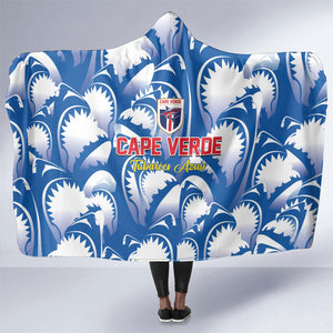Football Cape Verde Blue Sharks Hooded Blanket Rise Again Island
