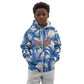 Custom Football Cape Verde Blue Sharks Kid Hoodie Rise Again Island