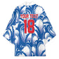 Custom Football Cape Verde Blue Sharks Kimono Rise Again Island