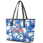 Football Cape Verde Blue Sharks Leather Tote Bag Rise Again Island