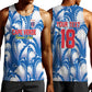 Custom Football Cape Verde Blue Sharks Men Tank Top Rise Again Island