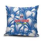 Football Cape Verde Blue Sharks Pillow Cover Rise Again Island