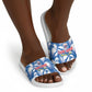 Football Cape Verde Blue Sharks Slide Sandals Rise Again Island