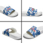Football Cape Verde Blue Sharks Slide Sandals Rise Again Island