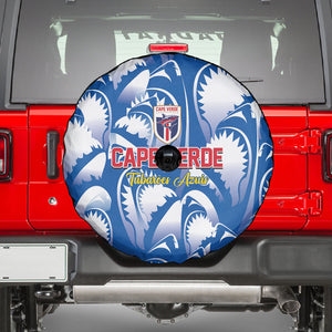 Football Cape Verde Blue Sharks Spare Tire Cover Rise Again Island