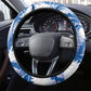 Football Cape Verde Blue Sharks Steering Wheel Cover Rise Again Island