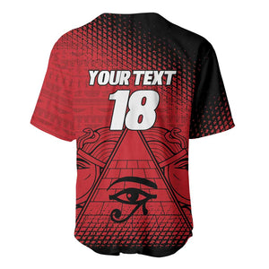 Custom Egypt Football Baseball Jersey The Pharaohs Eye of Horus