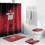 Custom Egypt Football Bathroom Set The Pharaohs Eye of Horus