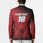 Custom Egypt Football Blazer The Pharaohs Eye of Horus