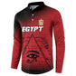 Custom Egypt Football Button Sweatshirt The Pharaohs Eye of Horus