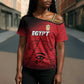 Custom Egypt Football Cross Shoulder Shirt The Pharaohs Eye of Horus