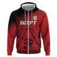 Custom Egypt Football Hoodie The Pharaohs Eye of Horus