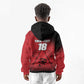 Custom Egypt Football Kid Hoodie The Pharaohs Eye of Horus