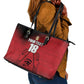 Custom Egypt Football Leather Tote Bag The Pharaohs Eye of Horus