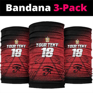 Custom Egypt Football Neck Gaiter The Pharaohs Eye of Horus