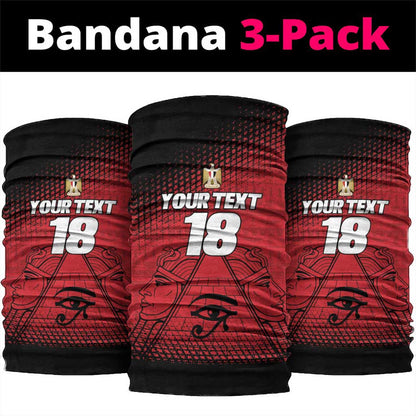 Custom Egypt Football Neck Gaiter The Pharaohs Eye of Horus