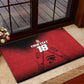 Custom Egypt Football Rubber Doormat The Pharaohs Eye of Horus