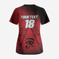 Custom Egypt Football Scrub Top The Pharaohs Eye of Horus