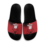 Custom Egypt Football Slide Sandals The Pharaohs Eye of Horus