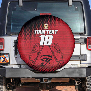Custom Egypt Football Spare Tire Cover The Pharaohs Eye of Horus