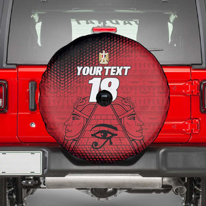 Custom Egypt Football Spare Tire Cover The Pharaohs Eye of Horus
