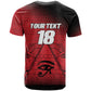 Custom Egypt Football T shirt The Pharaohs Eye of Horus