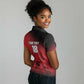 Custom Egypt Football Women Polo Shirt The Pharaohs Eye of Horus