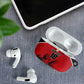 Custom Egypt Football AirPods Case Pharaohs Heritage Pyramid