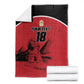 Custom Egypt Football Blanket Pharaohs Heritage Pyramid
