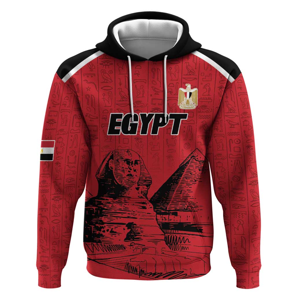 Custom Egypt Football Hoodie Pharaohs Heritage Pyramid
