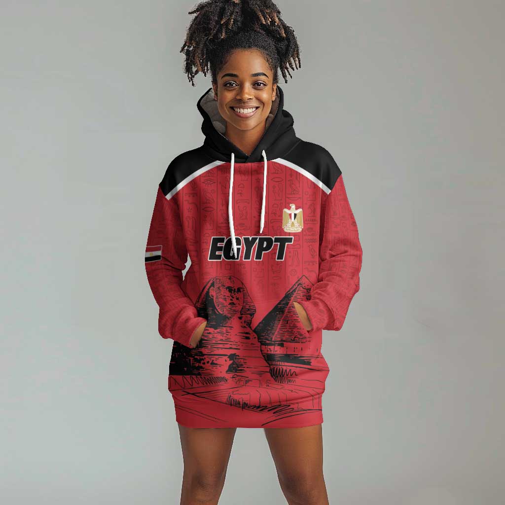 Custom Egypt Football Hoodie Dress Pharaohs Heritage Pyramid