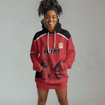 Custom Egypt Football Hoodie Dress Pharaohs Heritage Pyramid