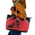Custom Egypt Football Leather Tote Bag Pharaohs Heritage Pyramid