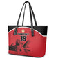 Custom Egypt Football Leather Tote Bag Pharaohs Heritage Pyramid
