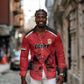 Custom Egypt Football Long Sleeve Button Shirt Pharaohs Heritage Pyramid