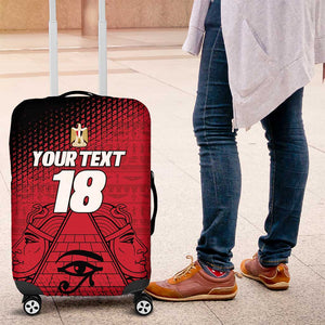 Custom Egypt Football Luggage Cover Pharaohs Heritage Pyramid