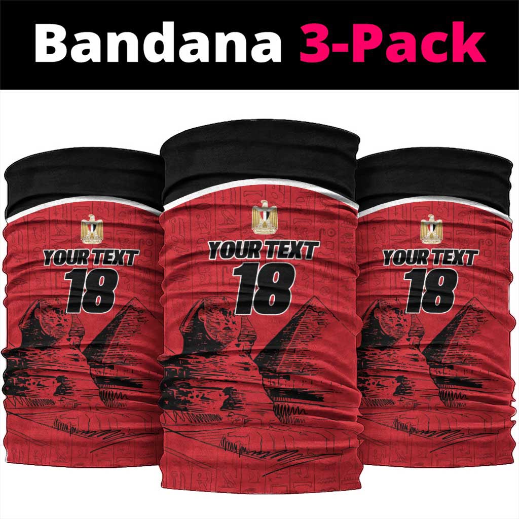 Custom Egypt Football Neck Gaiter Pharaohs Heritage Pyramid