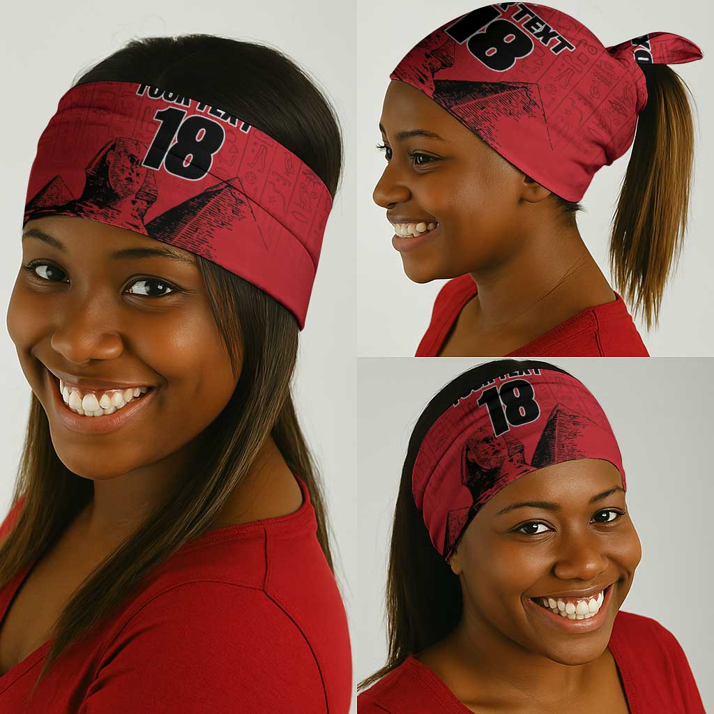 Custom Egypt Football Neck Gaiter Pharaohs Heritage Pyramid