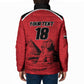 Custom Egypt Football Padded Jacket Pharaohs Heritage Pyramid