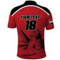 Custom Egypt Football Polo Shirt Pharaohs Heritage Pyramid
