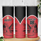 Custom Egypt Football Skinny Tumbler Pharaohs Heritage Pyramid