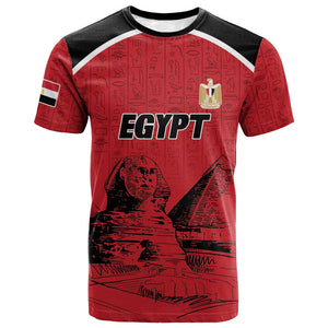 Custom Egypt Football T shirt Pharaohs Heritage Pyramid