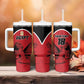 Custom Egypt Football Tumbler With Handle Pharaohs Heritage Pyramid