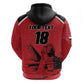 Custom Egypt Football Zip Hoodie Pharaohs Heritage Pyramid