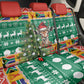 South Africa Springbok Back Car Seat Cover Christmas Tree - Lightning Art