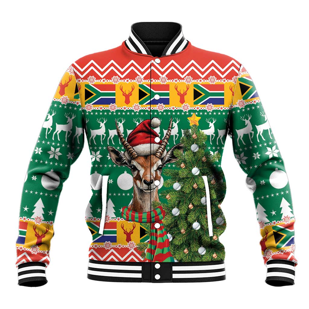 South Africa Springbok Baseball Jacket Christmas Tree - Lightning Art LT18
