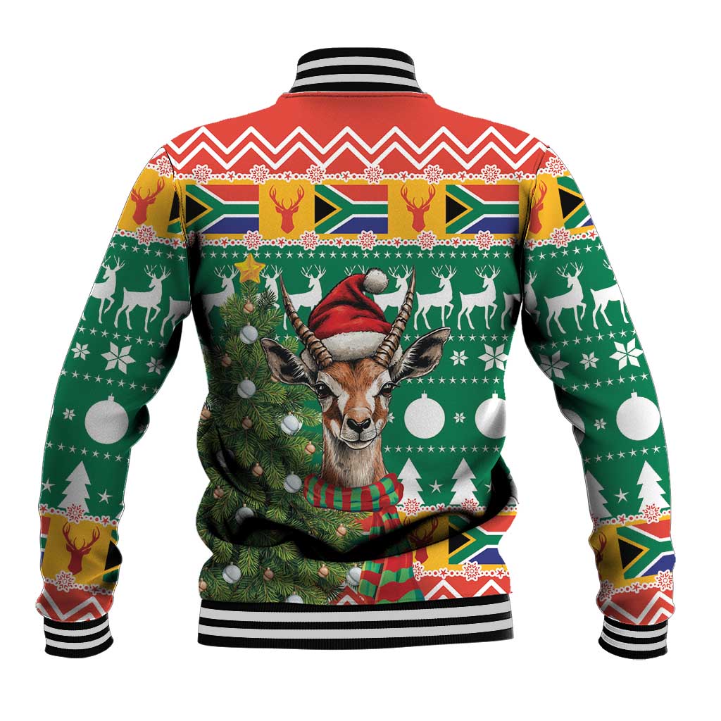 South Africa Springbok Baseball Jacket Christmas Tree - Lightning Art LT18
