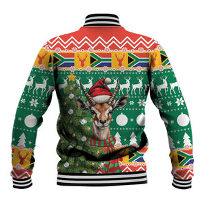 South Africa Springbok Baseball Jacket Christmas Tree - Lightning Art LT18