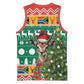 South Africa Springbok Basketball Jersey Christmas Tree - Lightning Art - African Pride
